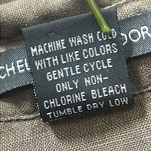 CHELSEA & THEODORE 100% LINEN BUTTON DOWN SHIRT‎ SIZE L - Picture 7 of 11